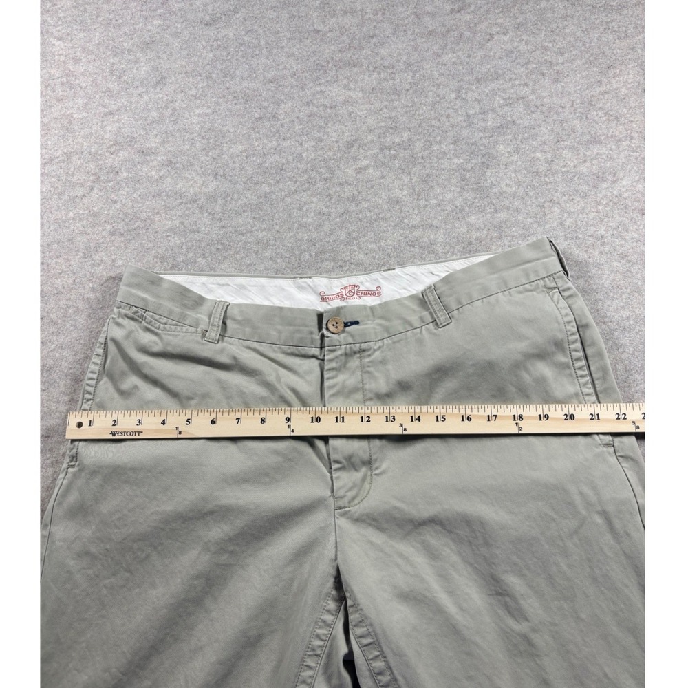 Tommy Bahama Relax Chinos Mens 38x30 Light Tan Flat Front Cotton Pants - Picture 5 of 9